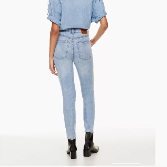 The Yoko High Rise Slim Denim Ferum Jeans from Aritzia - Picture 4 of 6